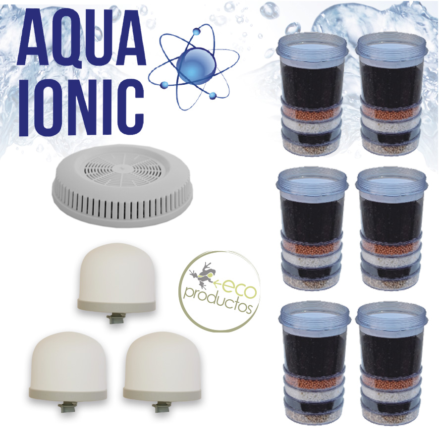 Maletín Cuota de admisión Príncipe Pack Filtros Repuesto Aquaionic Classic 3 años | Ecoproductos